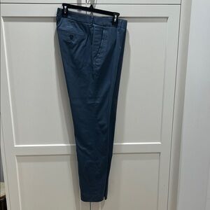 Bonobos Slate Blue Flat-Front Chinos